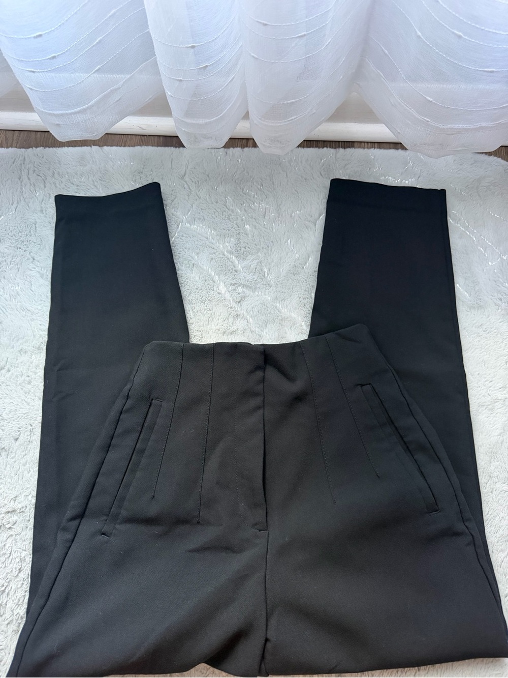 Zara Black Tailored Dress Pants